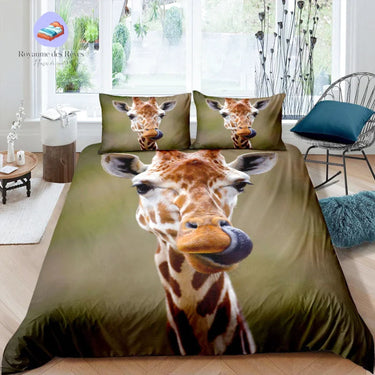Housse de Couette Girafe Mignonne